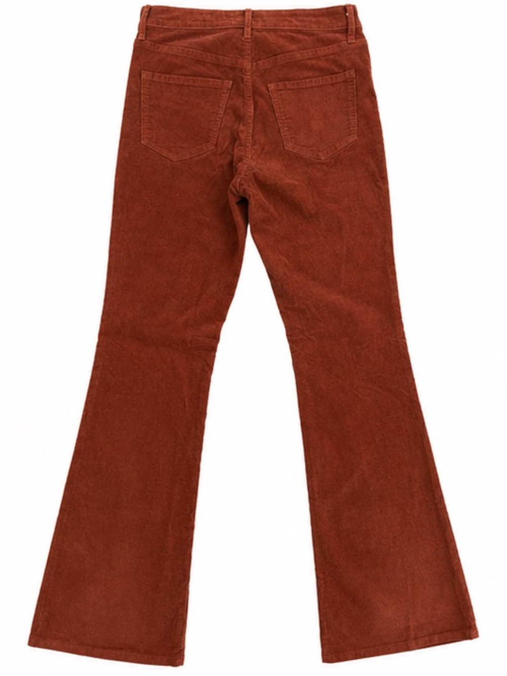 Old Navy Rust Brown Corduroy Flared Pants - Picture 3 of 5